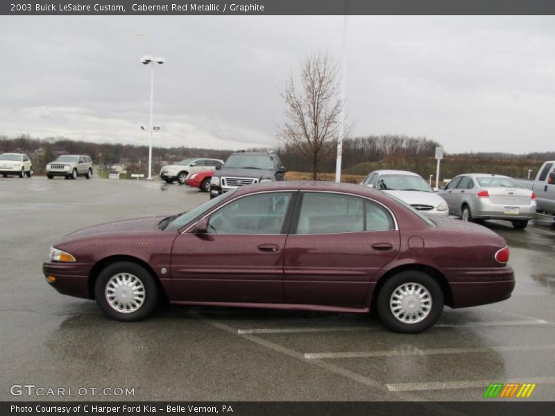 Cabernet Red Metallic / Graphite 2003 Buick LeSabre Custom