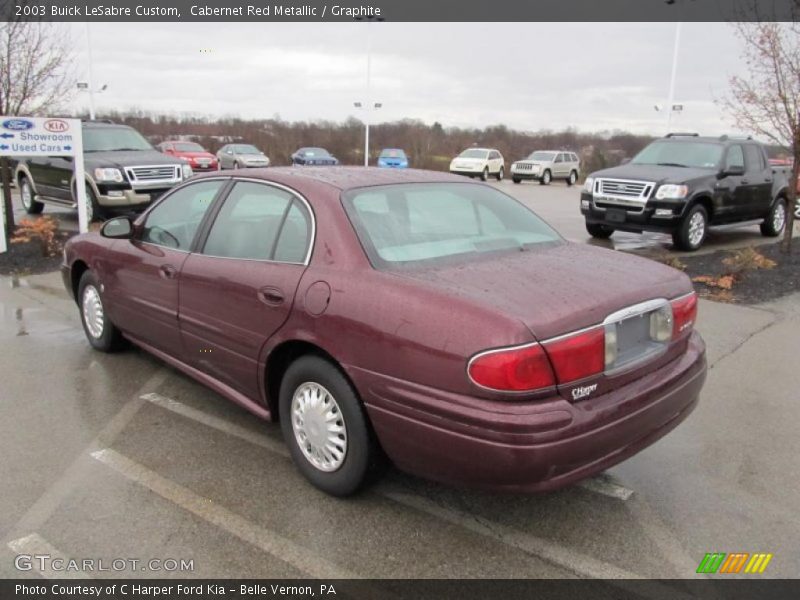 Cabernet Red Metallic / Graphite 2003 Buick LeSabre Custom