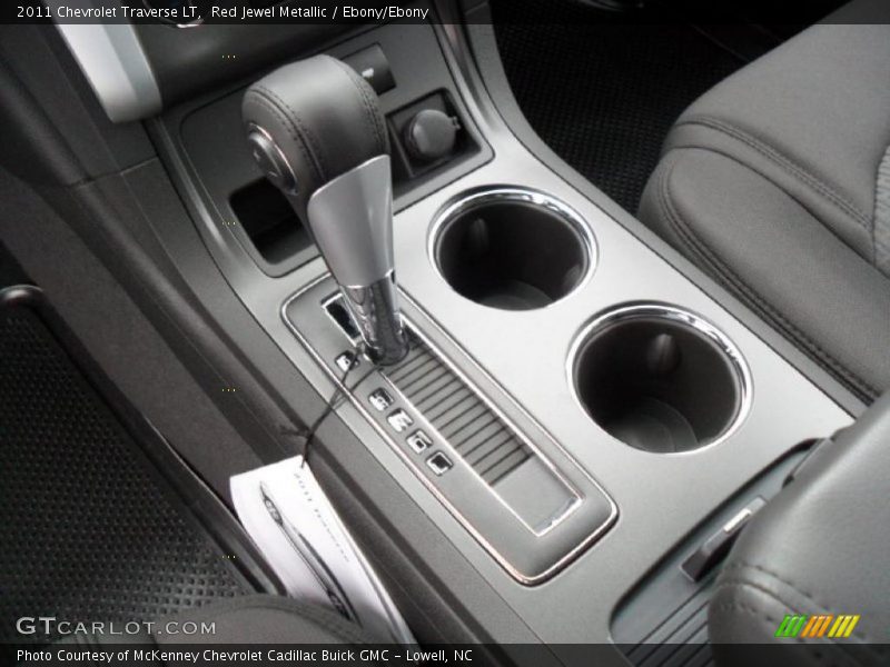 Red Jewel Metallic / Ebony/Ebony 2011 Chevrolet Traverse LT