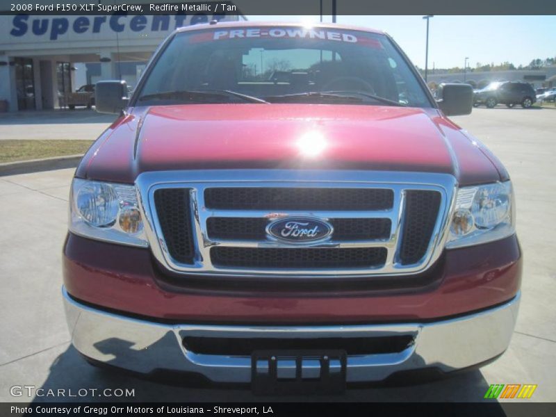 Redfire Metallic / Tan 2008 Ford F150 XLT SuperCrew