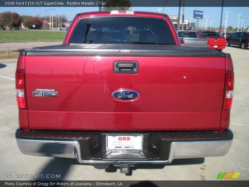 Redfire Metallic / Tan 2008 Ford F150 XLT SuperCrew