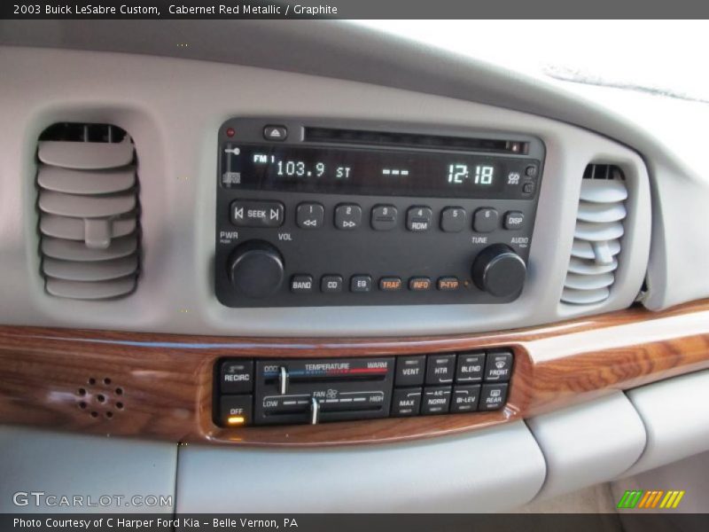 Cabernet Red Metallic / Graphite 2003 Buick LeSabre Custom