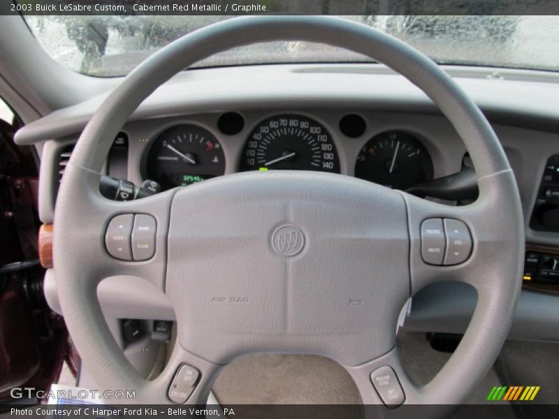 Cabernet Red Metallic / Graphite 2003 Buick LeSabre Custom