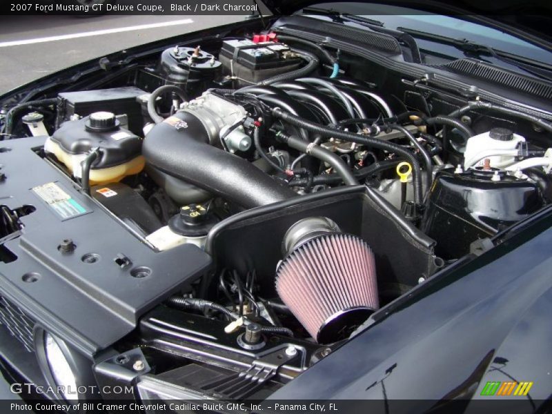 Black / Dark Charcoal 2007 Ford Mustang GT Deluxe Coupe