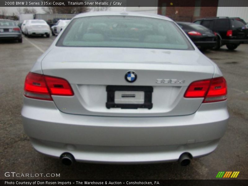 Titanium Silver Metallic / Gray 2008 BMW 3 Series 335xi Coupe