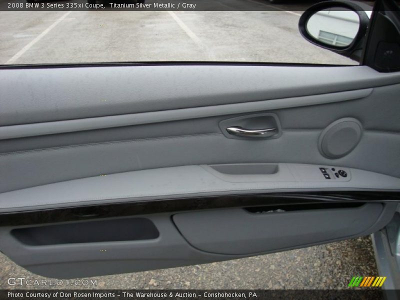 Titanium Silver Metallic / Gray 2008 BMW 3 Series 335xi Coupe