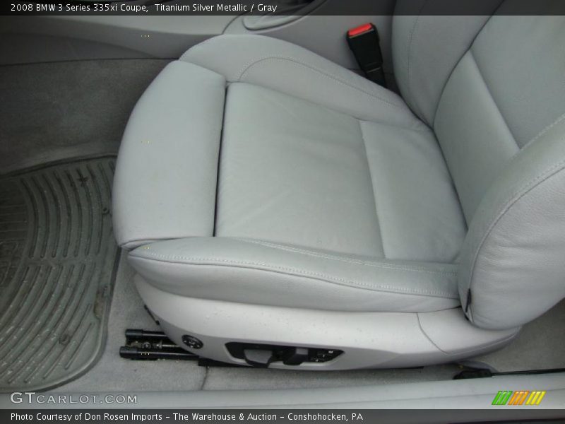 Titanium Silver Metallic / Gray 2008 BMW 3 Series 335xi Coupe