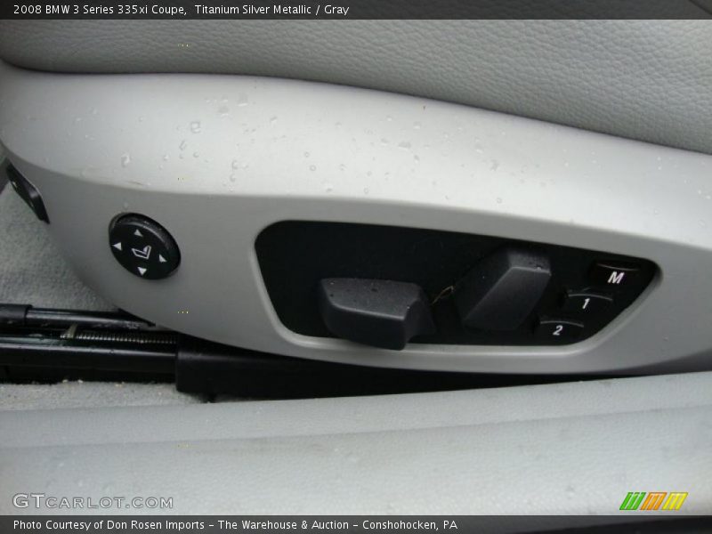 Titanium Silver Metallic / Gray 2008 BMW 3 Series 335xi Coupe