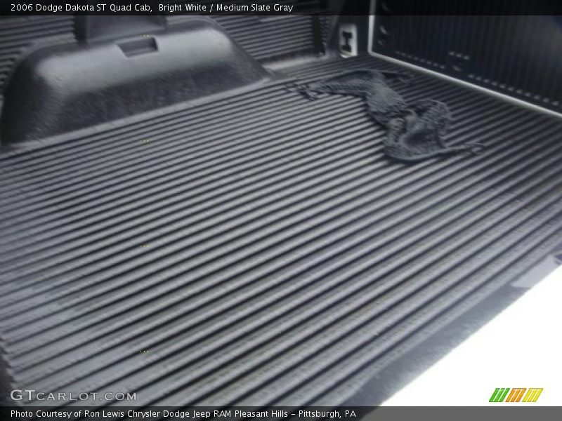 Bright White / Medium Slate Gray 2006 Dodge Dakota ST Quad Cab