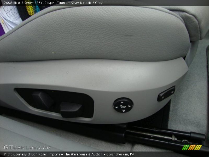 Titanium Silver Metallic / Gray 2008 BMW 3 Series 335xi Coupe