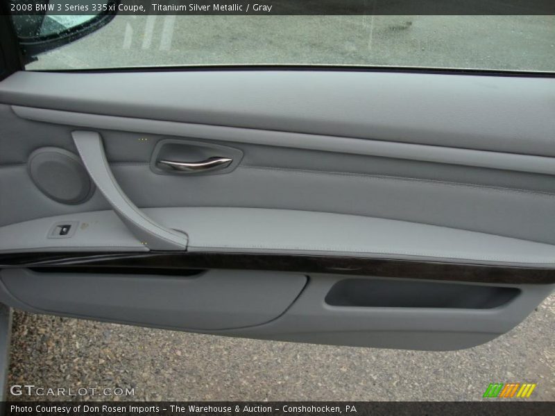 Titanium Silver Metallic / Gray 2008 BMW 3 Series 335xi Coupe