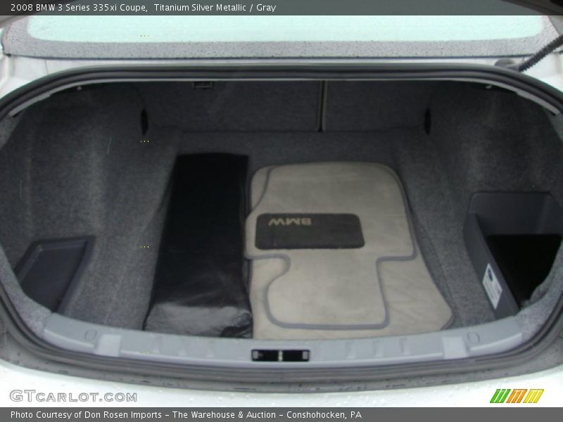 Titanium Silver Metallic / Gray 2008 BMW 3 Series 335xi Coupe
