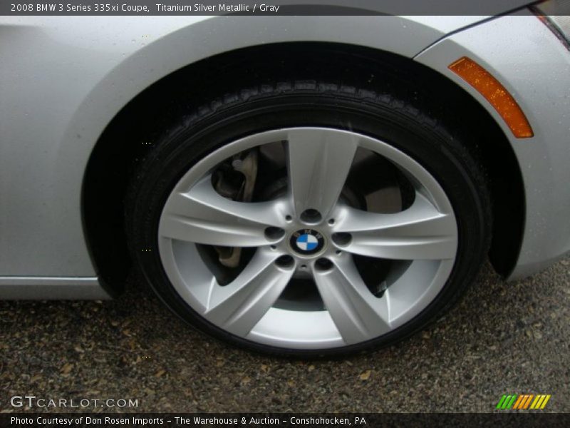 Titanium Silver Metallic / Gray 2008 BMW 3 Series 335xi Coupe