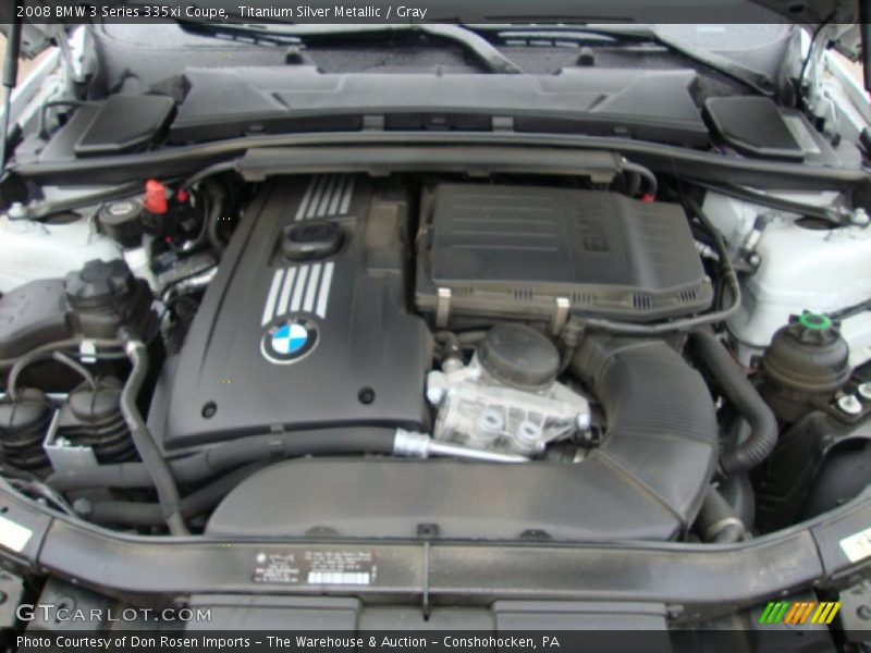Titanium Silver Metallic / Gray 2008 BMW 3 Series 335xi Coupe