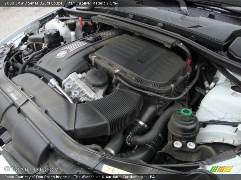 Titanium Silver Metallic / Gray 2008 BMW 3 Series 335xi Coupe