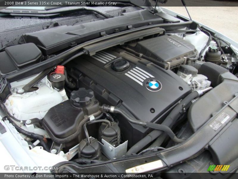 Titanium Silver Metallic / Gray 2008 BMW 3 Series 335xi Coupe