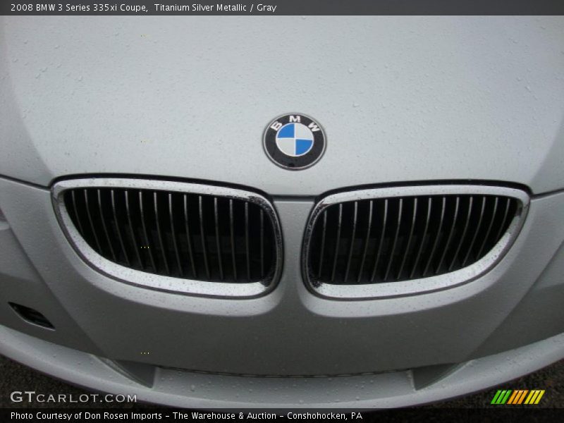 Titanium Silver Metallic / Gray 2008 BMW 3 Series 335xi Coupe