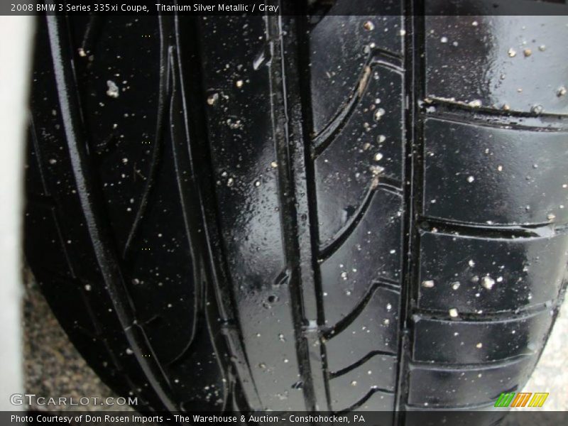Titanium Silver Metallic / Gray 2008 BMW 3 Series 335xi Coupe