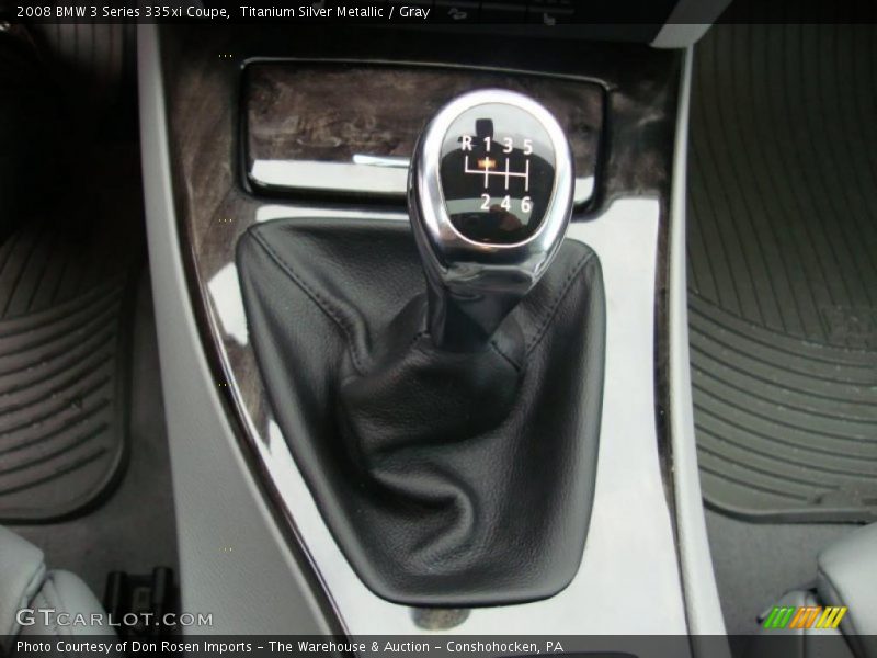 Titanium Silver Metallic / Gray 2008 BMW 3 Series 335xi Coupe