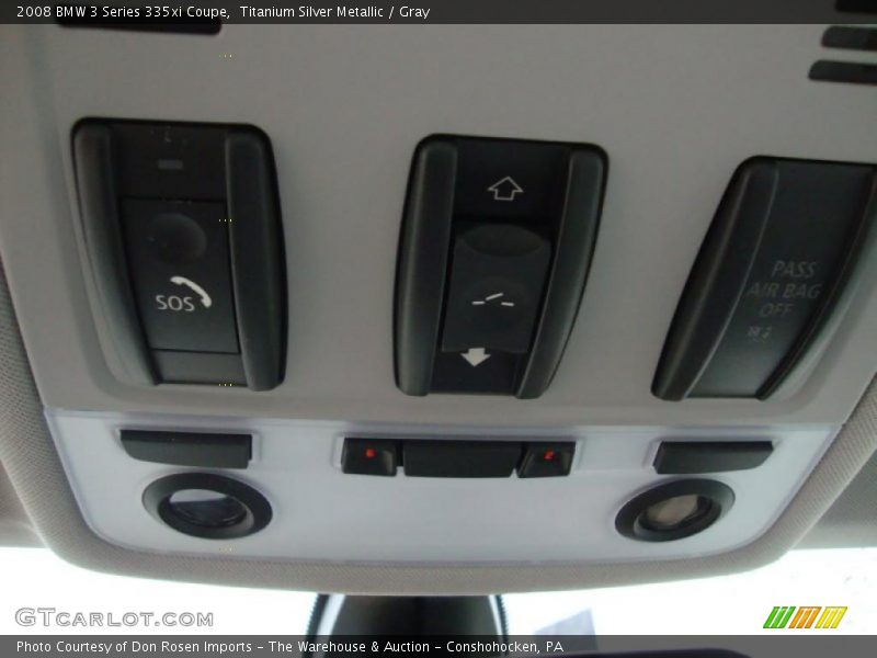 Titanium Silver Metallic / Gray 2008 BMW 3 Series 335xi Coupe