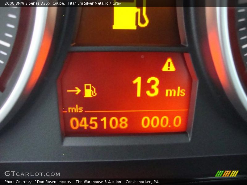 Titanium Silver Metallic / Gray 2008 BMW 3 Series 335xi Coupe