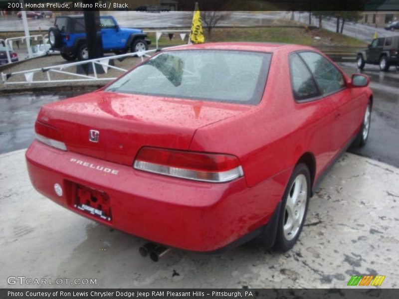 Milano Red / Black 2001 Honda Prelude