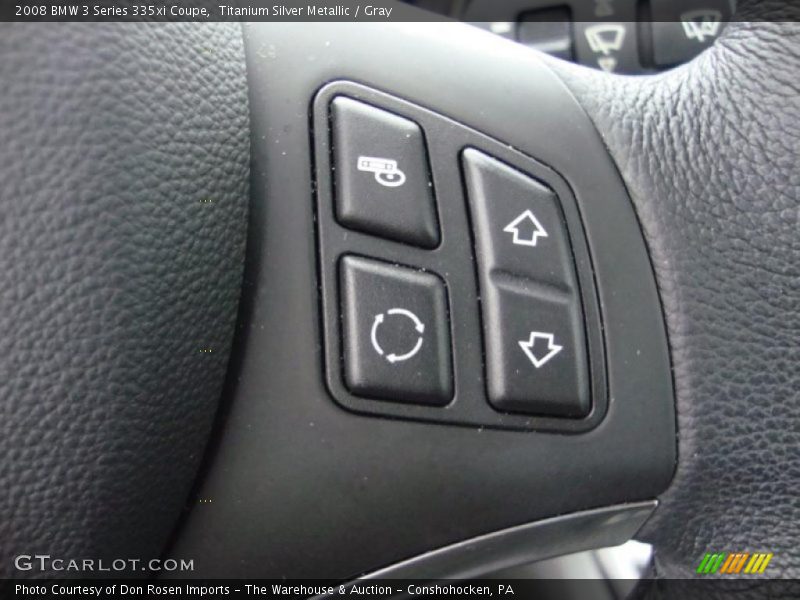 Titanium Silver Metallic / Gray 2008 BMW 3 Series 335xi Coupe