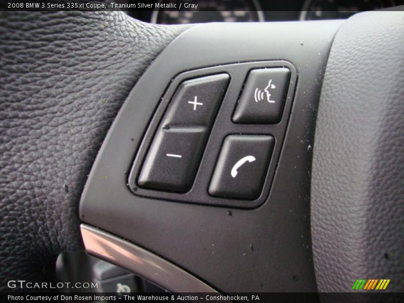 Titanium Silver Metallic / Gray 2008 BMW 3 Series 335xi Coupe