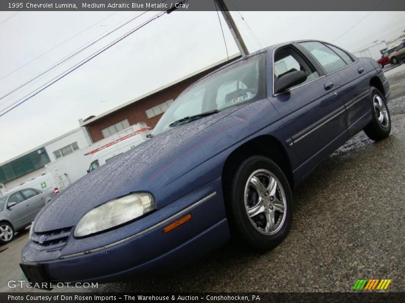 Medium Adraitic Blue Metallic / Gray 1995 Chevrolet Lumina