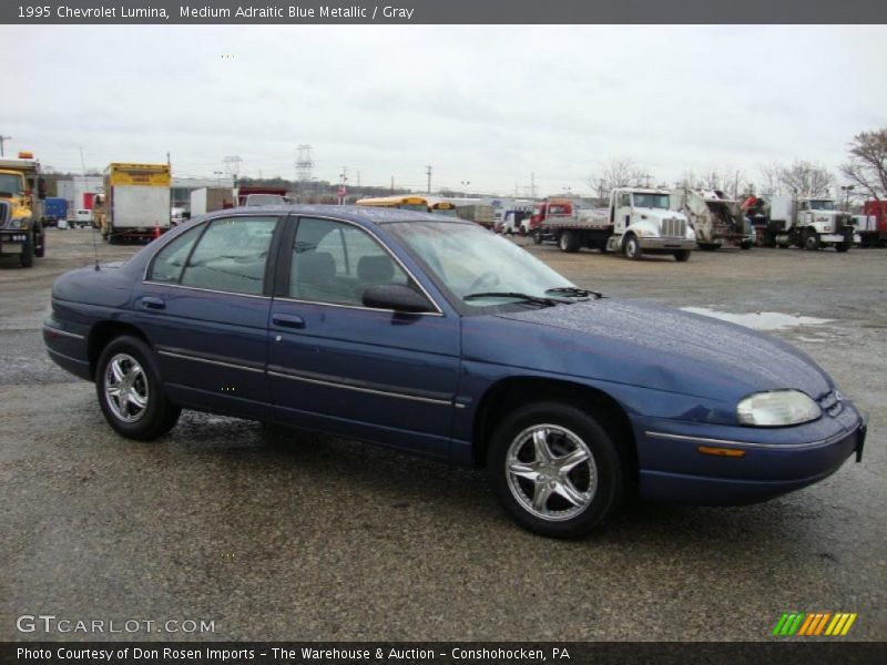 Medium Adraitic Blue Metallic / Gray 1995 Chevrolet Lumina