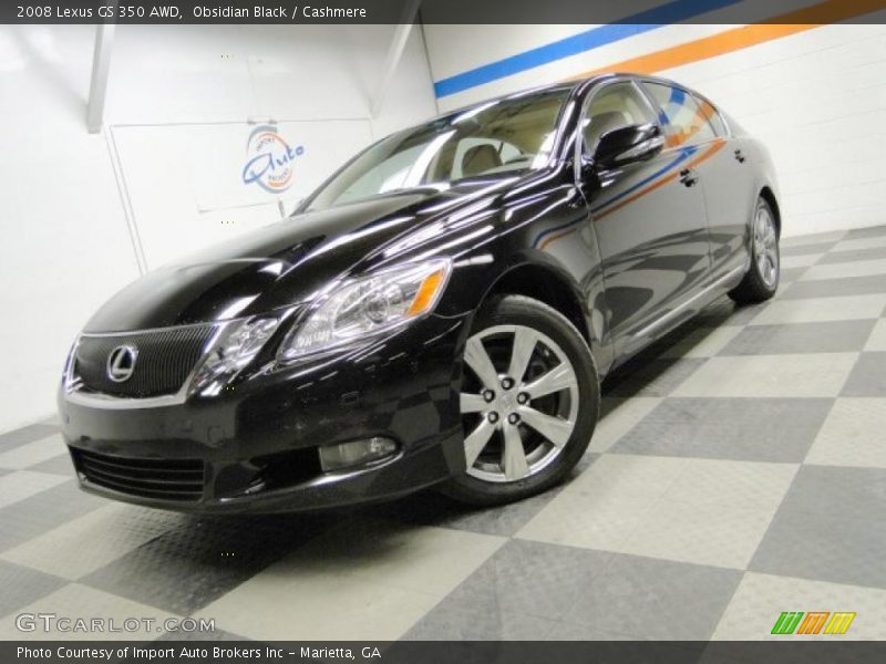 Obsidian Black / Cashmere 2008 Lexus GS 350 AWD