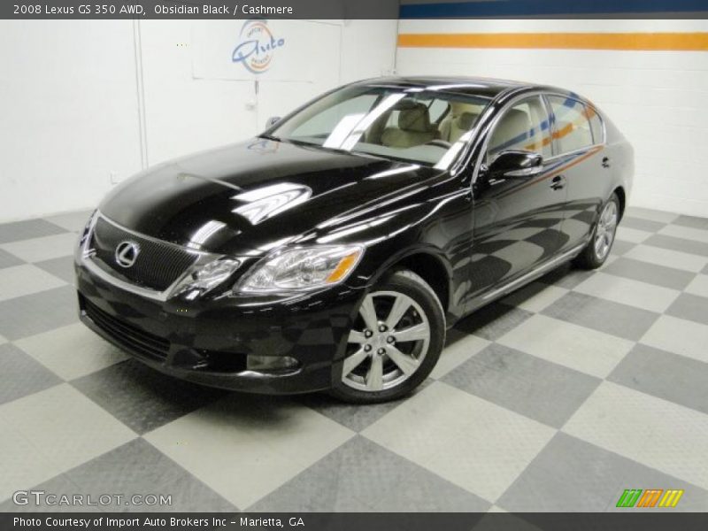 Obsidian Black / Cashmere 2008 Lexus GS 350 AWD
