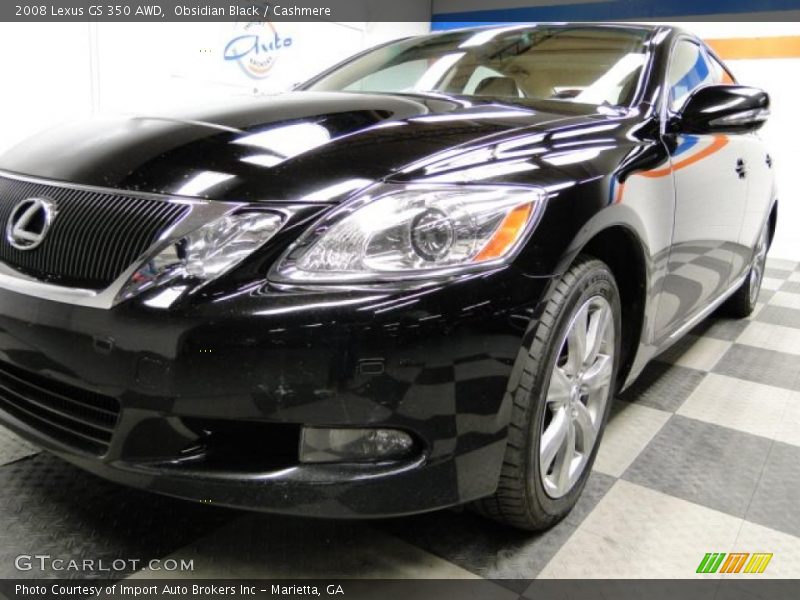 Obsidian Black / Cashmere 2008 Lexus GS 350 AWD