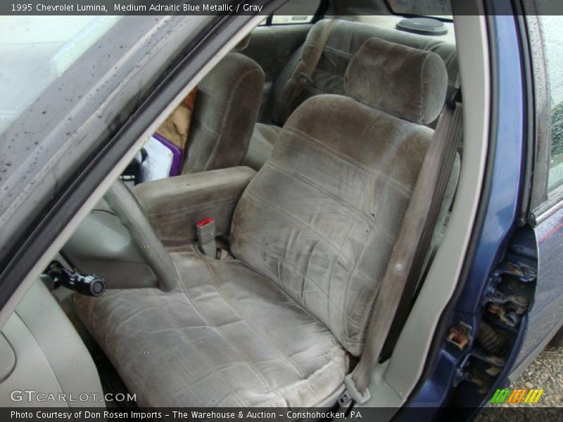 Medium Adraitic Blue Metallic / Gray 1995 Chevrolet Lumina