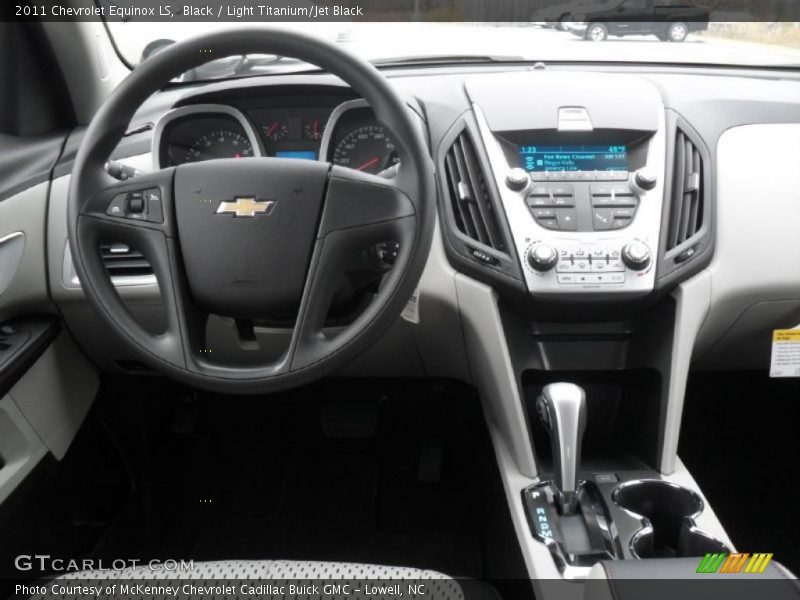 Black / Light Titanium/Jet Black 2011 Chevrolet Equinox LS