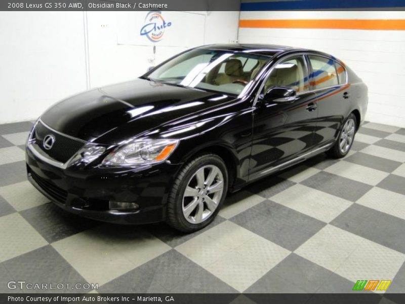 Obsidian Black / Cashmere 2008 Lexus GS 350 AWD