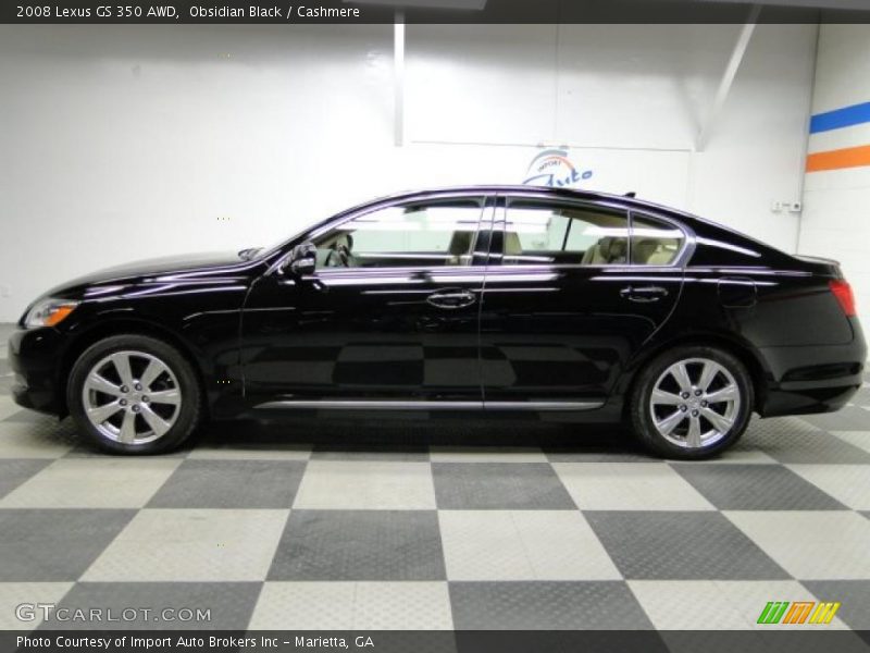 Obsidian Black / Cashmere 2008 Lexus GS 350 AWD