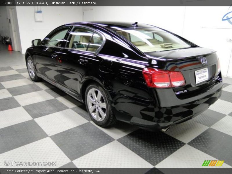 Obsidian Black / Cashmere 2008 Lexus GS 350 AWD