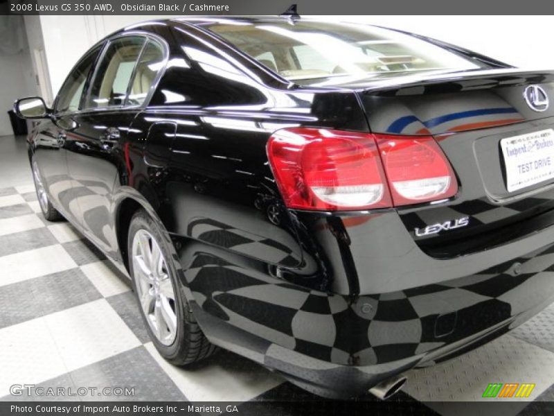 Obsidian Black / Cashmere 2008 Lexus GS 350 AWD