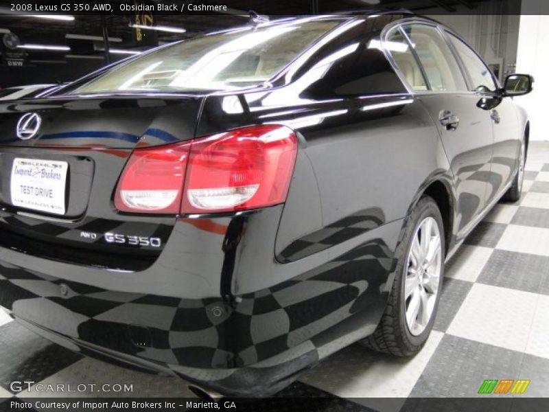 Obsidian Black / Cashmere 2008 Lexus GS 350 AWD
