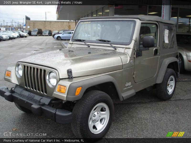 Light Khaki Metallic / Khaki 2005 Jeep Wrangler SE 4x4