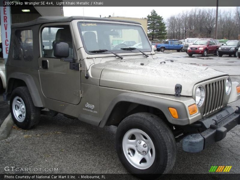 Light Khaki Metallic / Khaki 2005 Jeep Wrangler SE 4x4