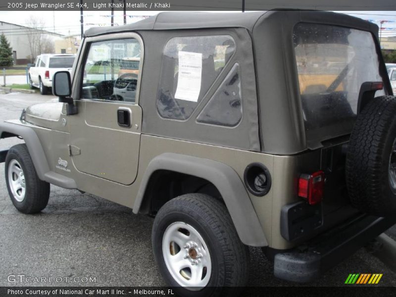 Light Khaki Metallic / Khaki 2005 Jeep Wrangler SE 4x4