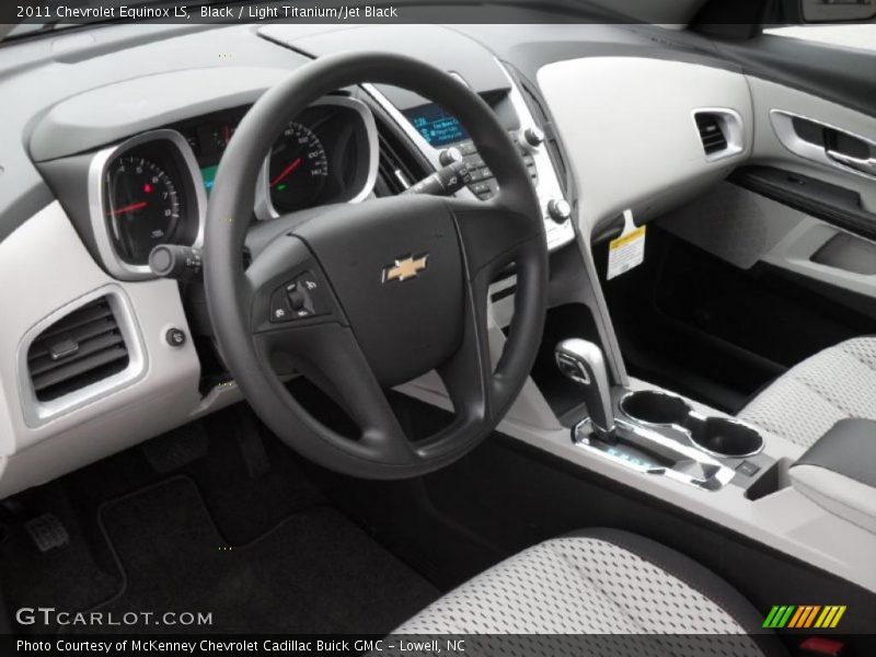 Light Titanium/Jet Black Interior - 2011 Equinox LS 