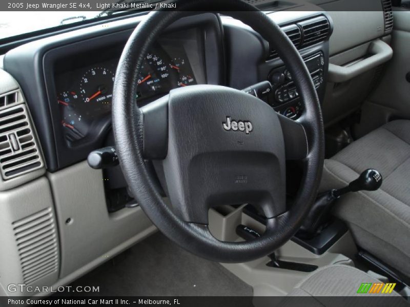  2005 Wrangler SE 4x4 Khaki Interior