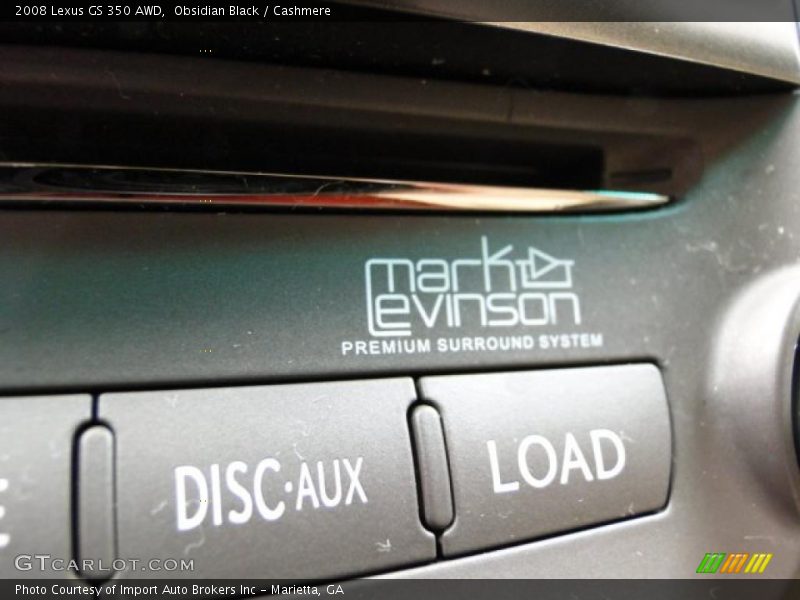 Obsidian Black / Cashmere 2008 Lexus GS 350 AWD