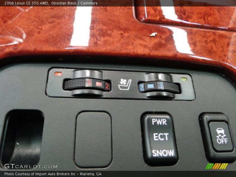 Obsidian Black / Cashmere 2008 Lexus GS 350 AWD
