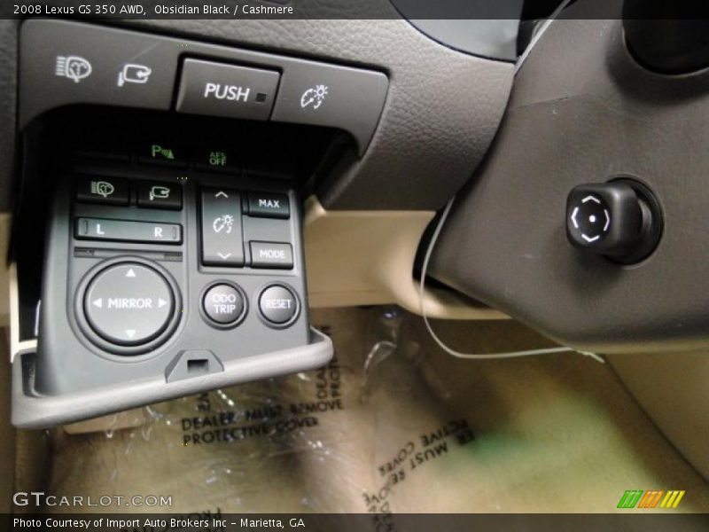 Obsidian Black / Cashmere 2008 Lexus GS 350 AWD