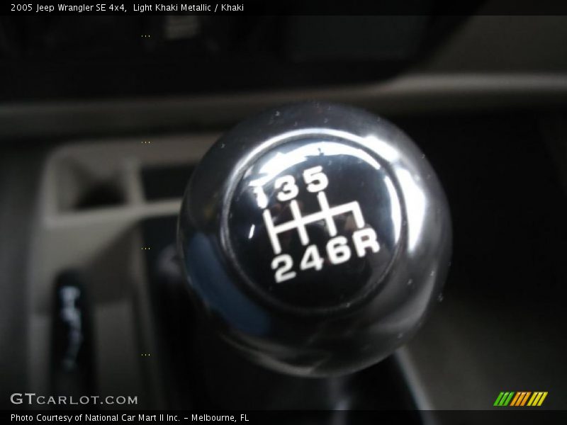  2005 Wrangler SE 4x4 6 Speed Manual Shifter