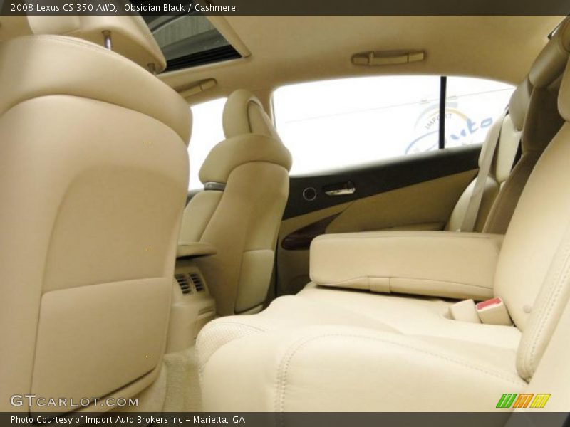 Obsidian Black / Cashmere 2008 Lexus GS 350 AWD